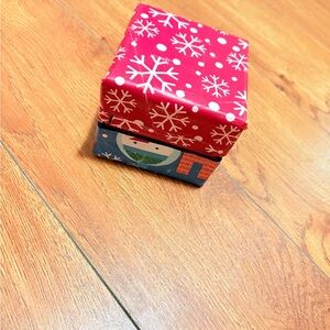Festive Snowflake and Snowman Gift Box